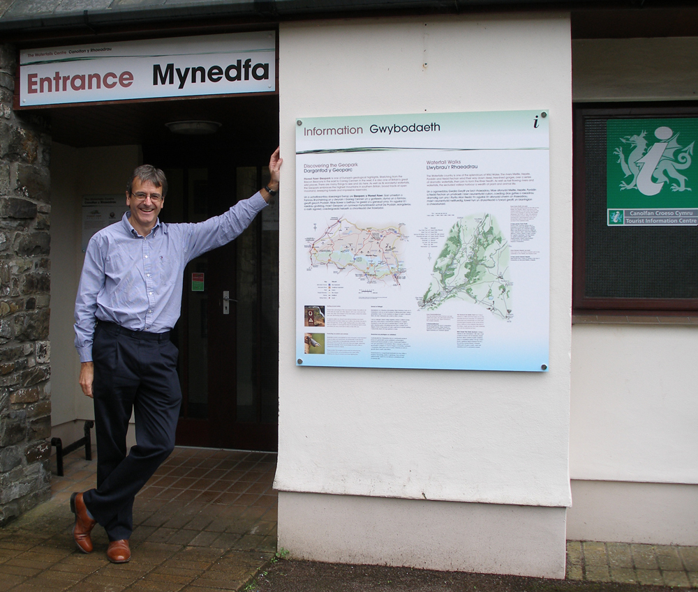 Ivor at the Waterfalls Centre
